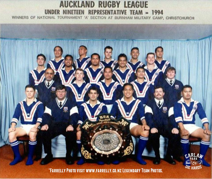 Auckland Rugby League U19 Team 1994(copy)